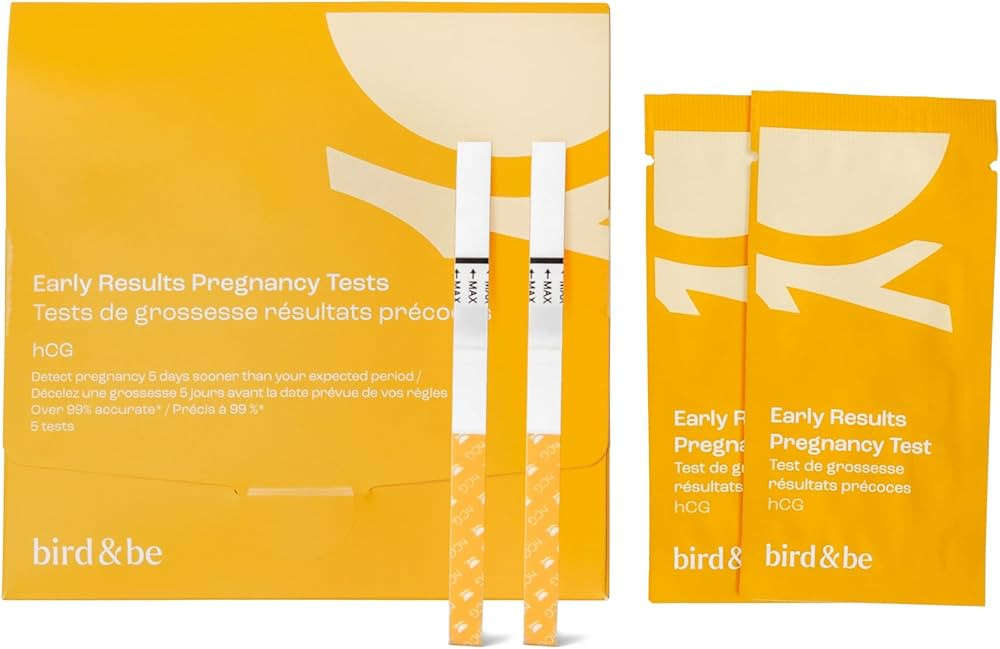 Bird&Be Pregnancy Test Strips for Early Detection (5-Strips Kit, FSA-Eligible) | Amazon (US)