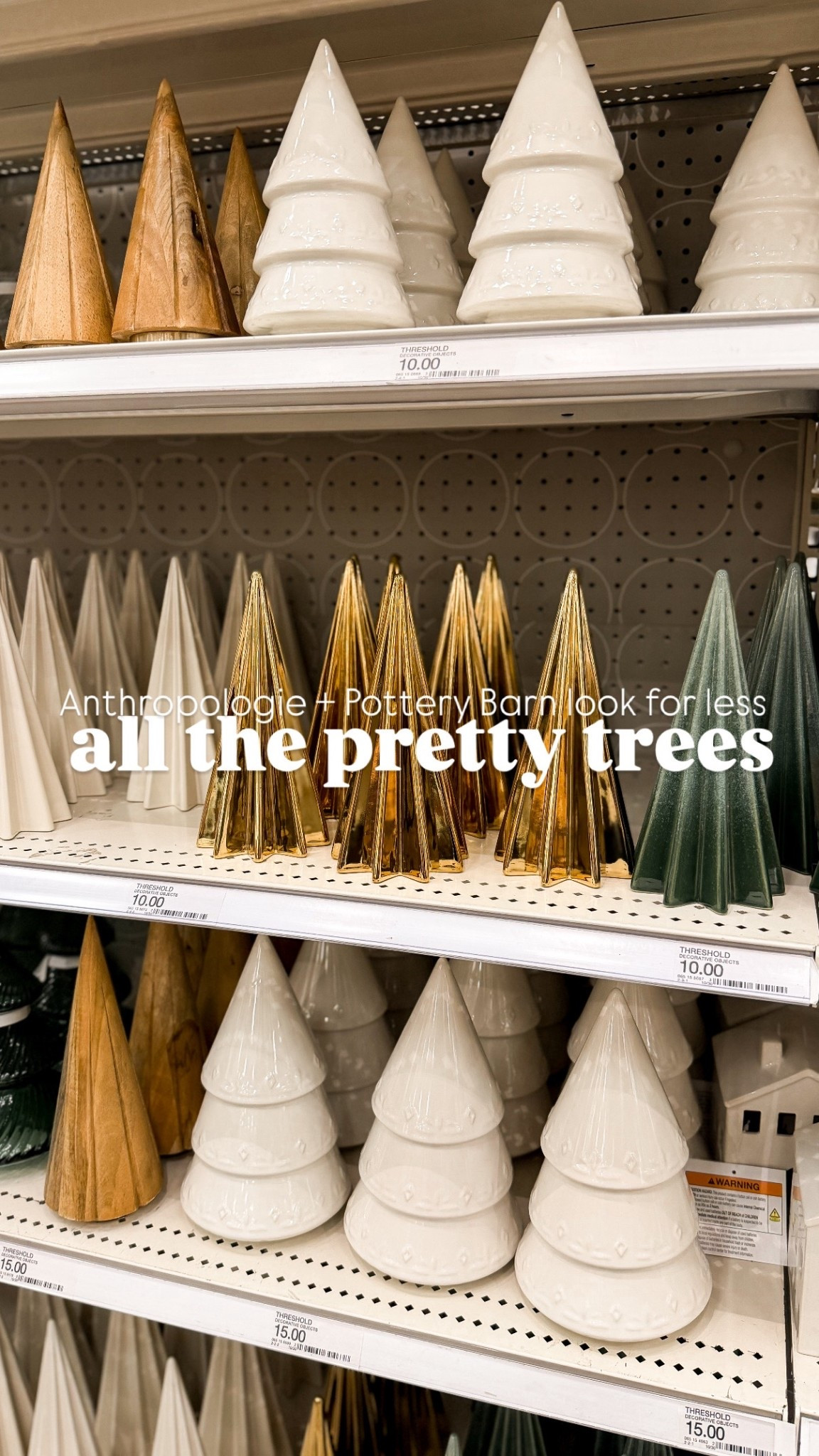 All the pretty Christmas 🎄 trees at Target 🎯 Love all the ceramic trees for the holidays 😍great price and look like Anthropologie and pottery barn 

#LTKHoliday #LTKHome #LTKSeasonal