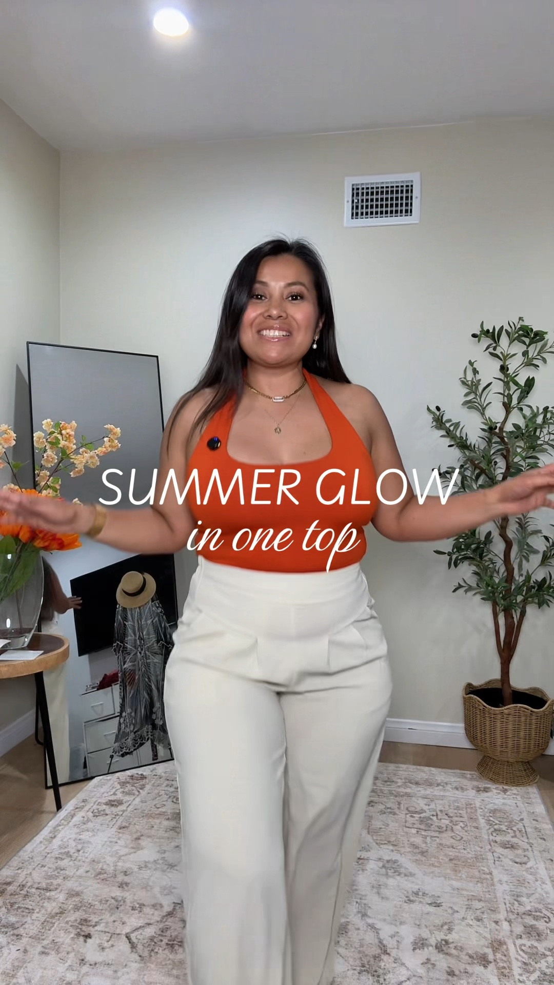 Halter tops are a summer staple. Can be dressed up or very casually. Halter tops are a must have, casual and chic top. 

#LTKMidsize #LTKPetite #LTKootd