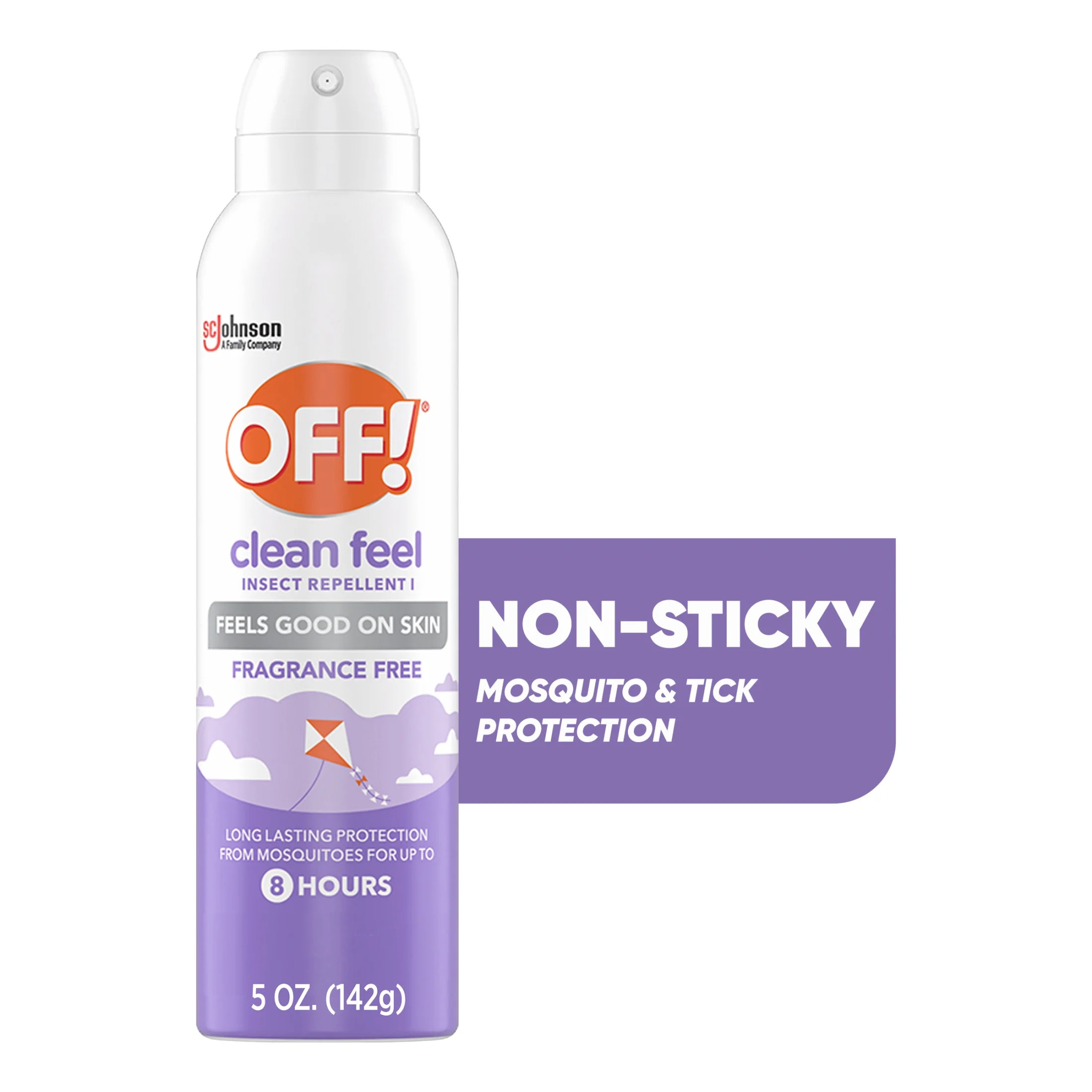 OFF! Clean Feel 20% Picaridin Inse Count Repellent I Aerosol, Fragrance Free, 5 oz | Walmart (US)