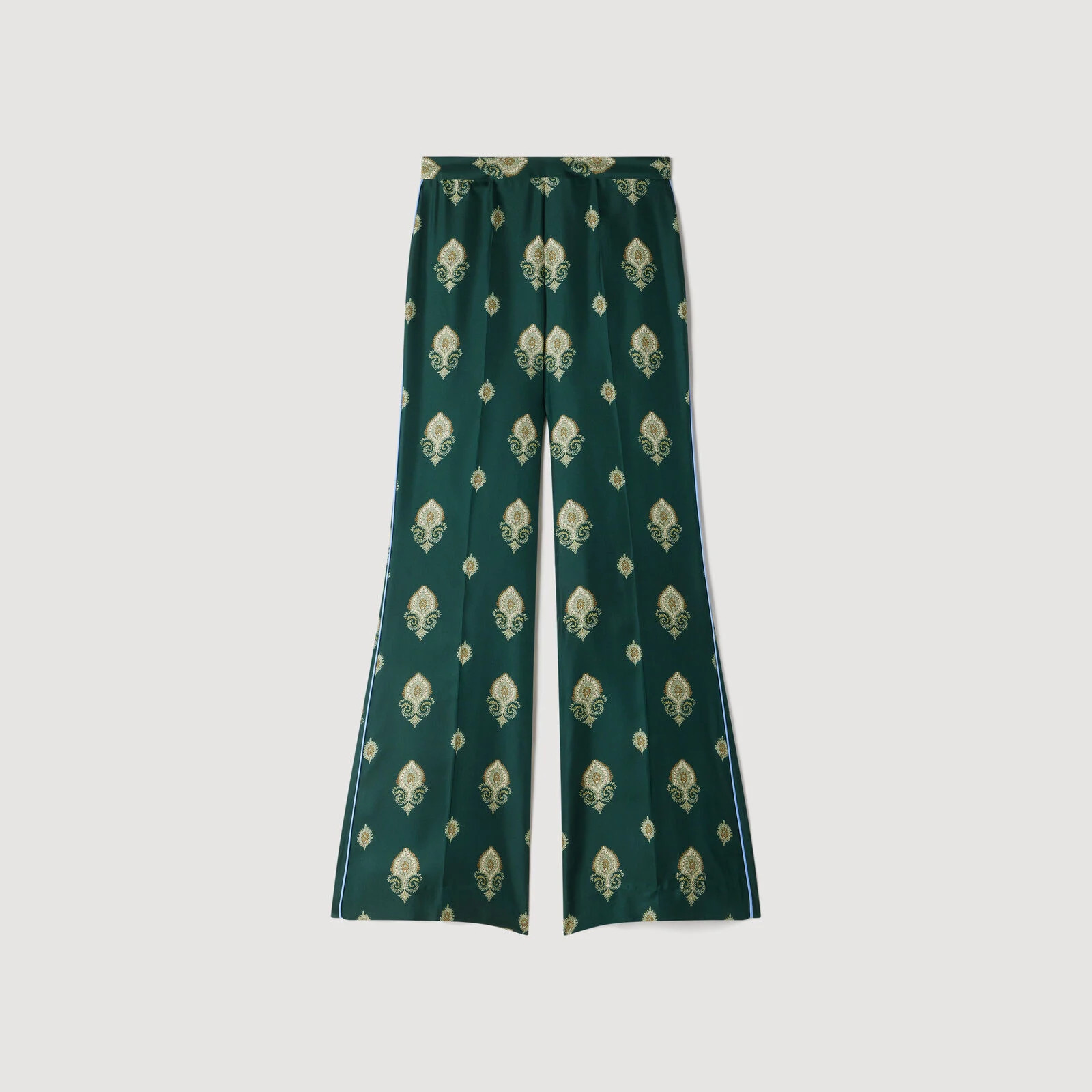 Paisley-print flowy trousers | Sandro US | Sandro-Paris US