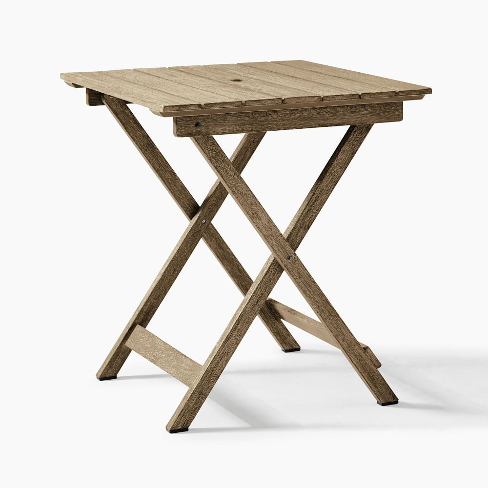 Portside Outdoor Folding Bistro Table | West Elm (US)