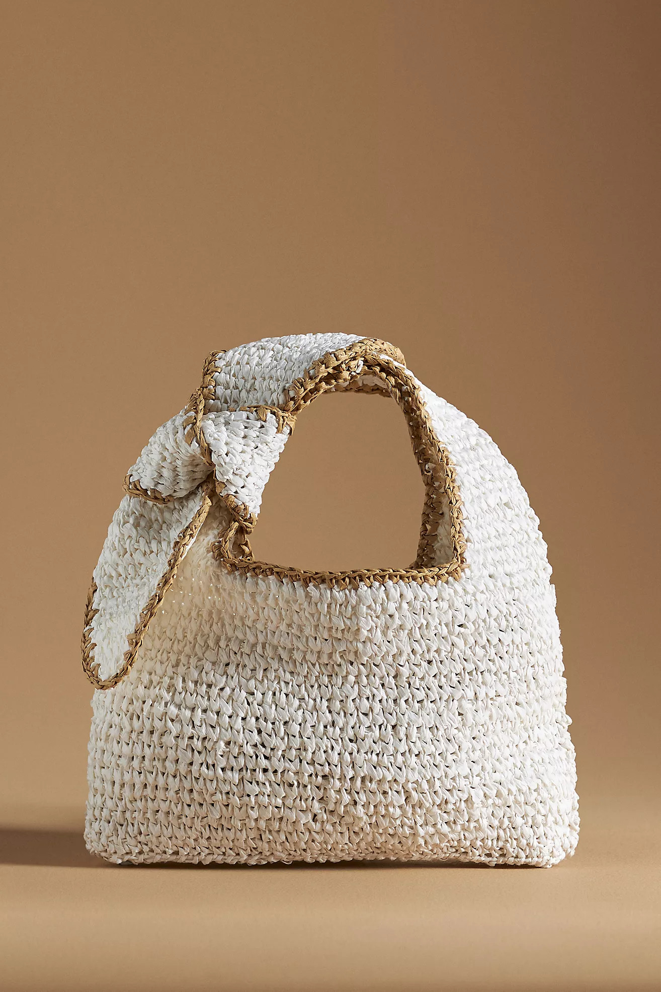 Mini Raffia Knotted Tote | Anthropologie (US)