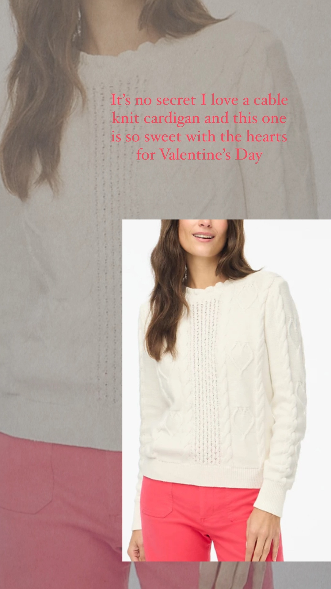 It’s no secret I love a cable knit cardigan and this one is so sweet with the hearts for Valentine’s Day 

#LTKFindsUnder50 #LTKSeasonal #LTKSaleAlert