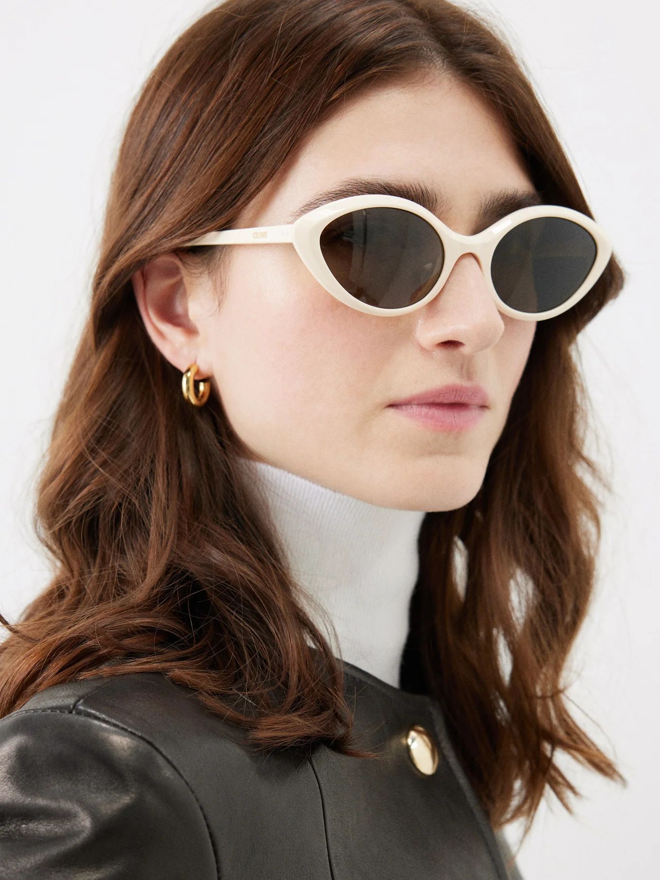 Cat-eye acetate sunglasses | Celine Eyewear | Matches (UK)