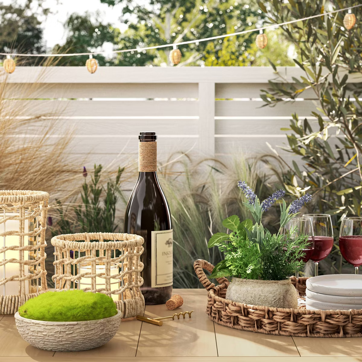 3.5" Artificial Moss in Textured Pot Green - Threshold™ designed with Studio McGee: Faux Plant ... | Target