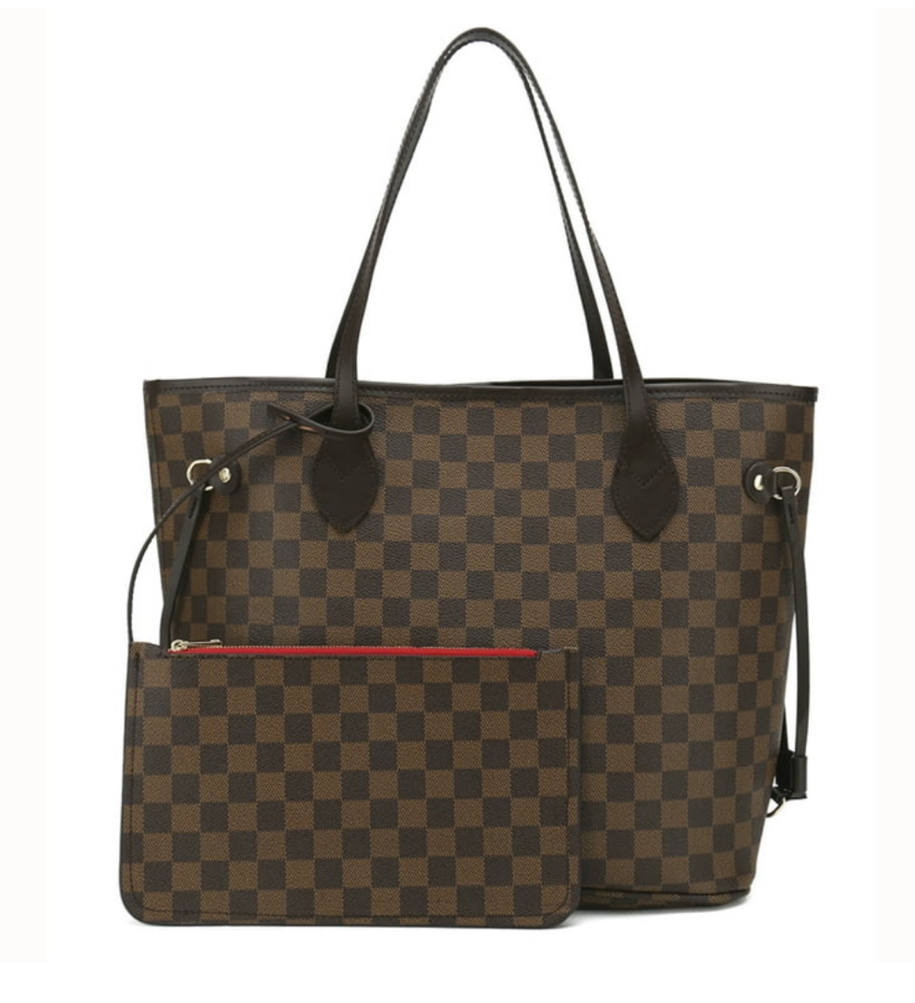 checkered tote shoulder bag with pouch

#LTKStyleTip #LTKItBag