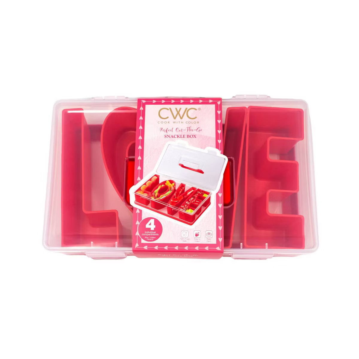 Cook With Color Valentine Snacklebox | Target