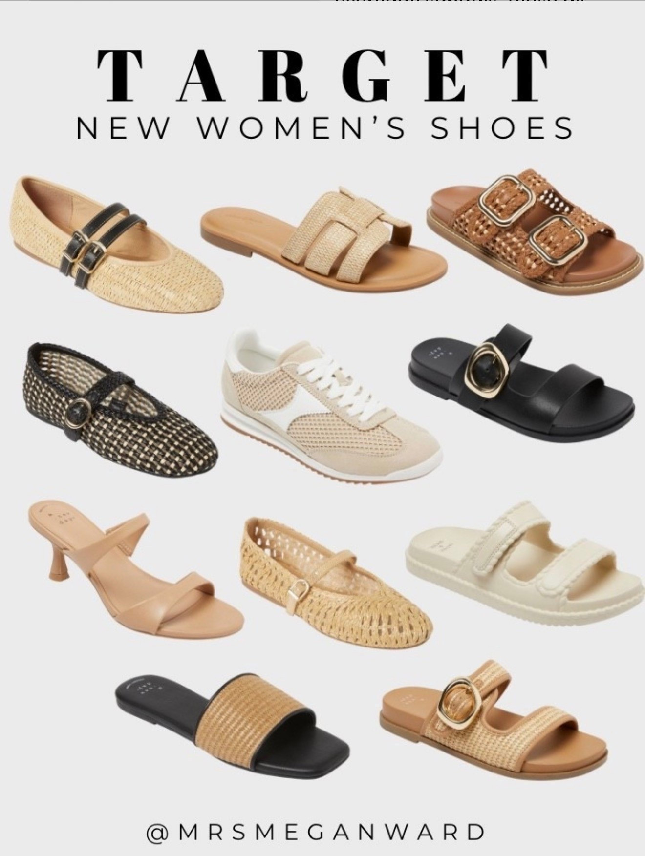 New shoes at Target 😍 From chic woven flats to comfy everyday sandals, these all look way more expensive than they are. Linking my favorites that I’d actually wear on repeat.

#LTKOver40 #LTKmomlife #LTKSeasonal