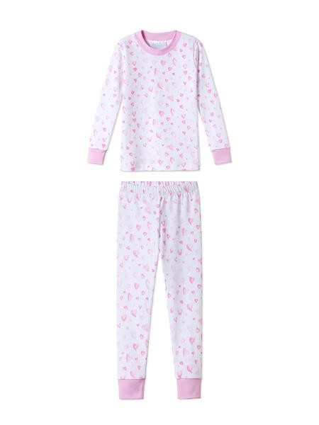 Heart Kids Long-Long Set | LAKE Pajamas