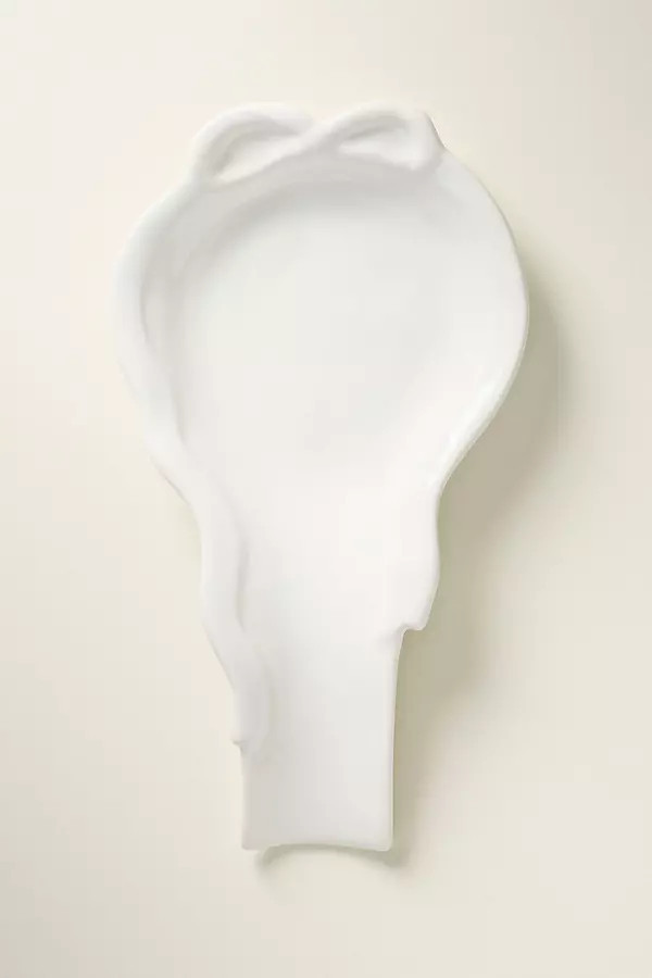 Benedita Bow Stoneware Spoon Rest | Anthropologie (US)