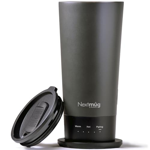 Nextmug Go - Temperature-Controlled, Self-Heating Travel Mug (Graphite - 16 oz.) | Amazon (US)