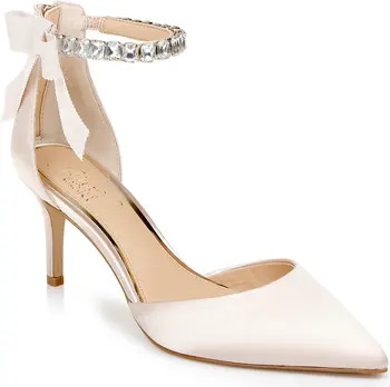 Jewel Badgley Mischka Jaycee Ankle Strap Pump | Nordstrom | Nordstrom