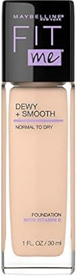 Maybelline New York Fit Me Dewy + Smooth Foundation, Ivory, 1 Fl. Oz (Pack of 1) (Packaging May V... | Amazon (US)