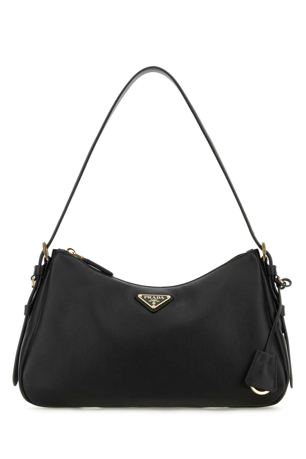 Prada Black Leather Medium Aimãe Shoulder Bag | Italist.com US