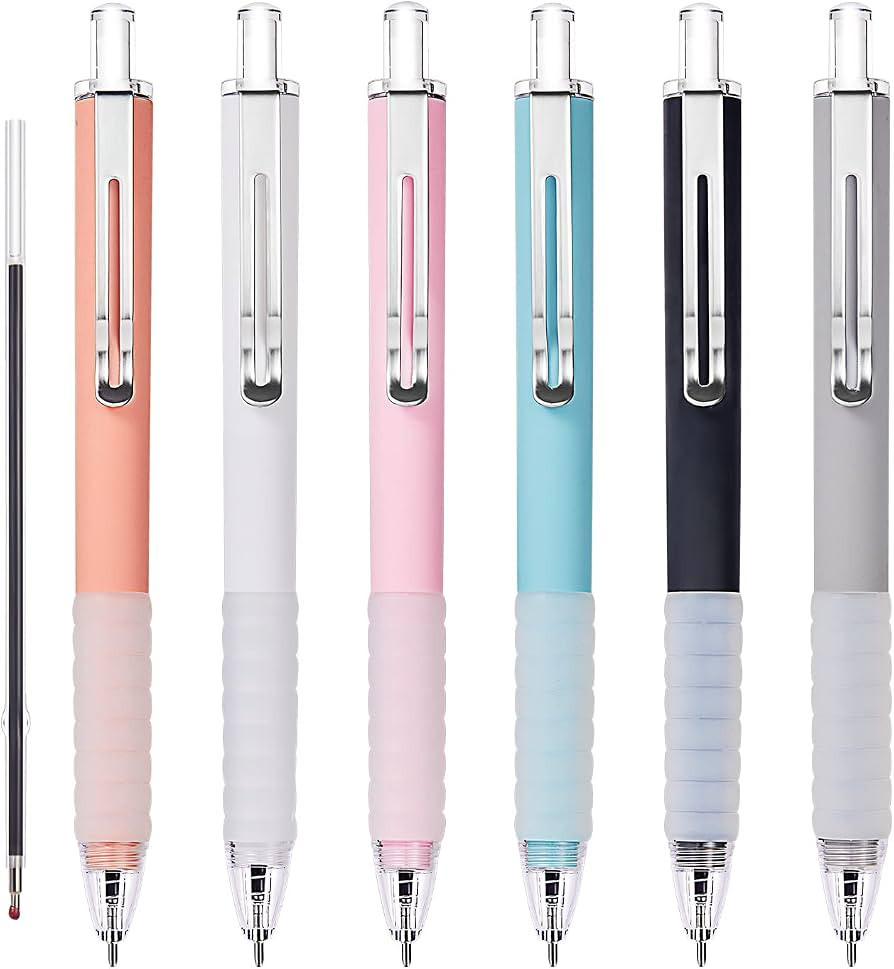 FULLPAD Black Ballpoint Pens, Retractable Medium Point 1.0mm Office Supplies Pen with Super Soft ... | Amazon (US)