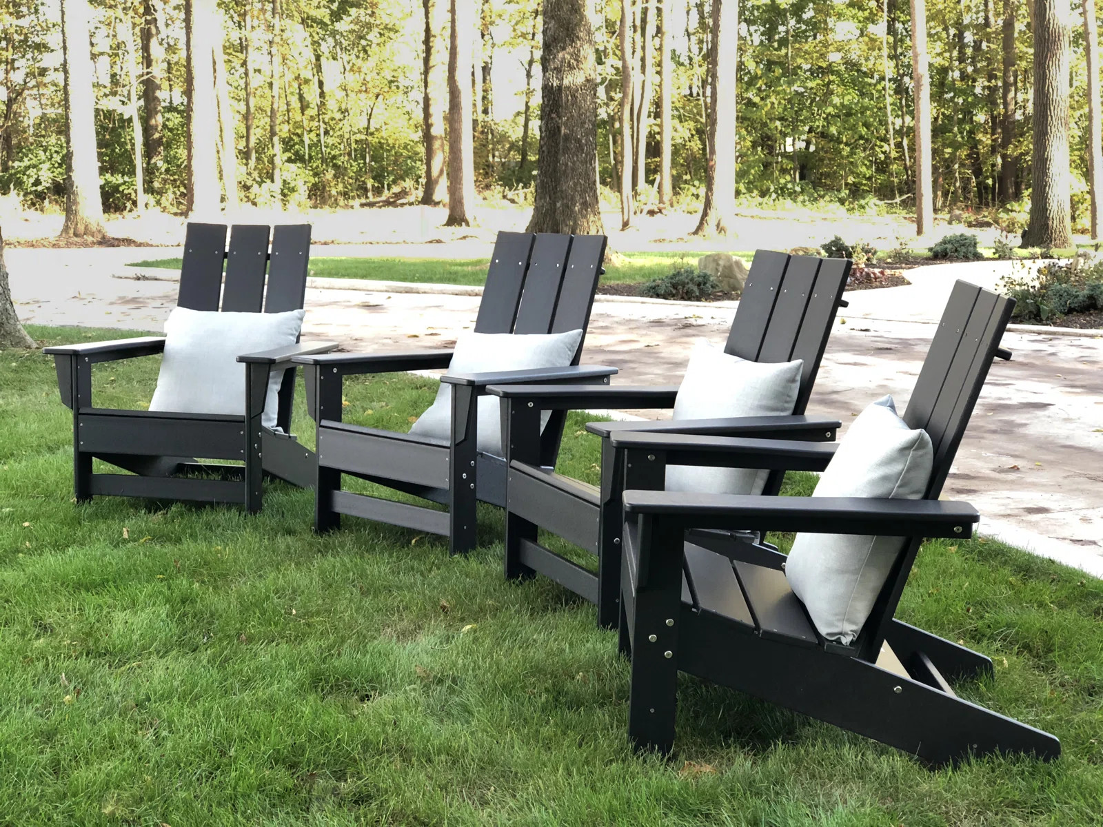 Ratcliff Plastic/Resin Adirondack Chair (Set of 4) | Wayfair North America