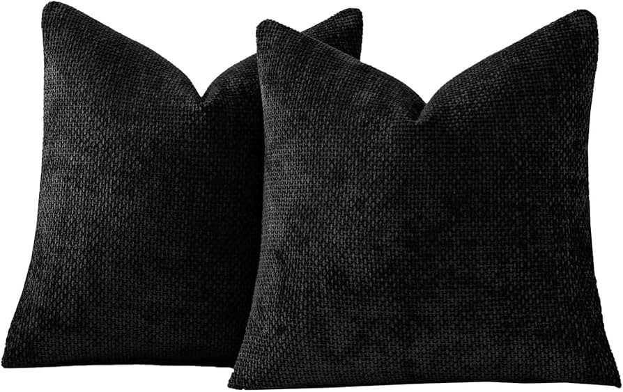 Super King Size Pillow Cases 50x70 80x80 45x45 cm, Extra Large Cushion Covers Soft Cross Weave Ch... | Amazon (US)