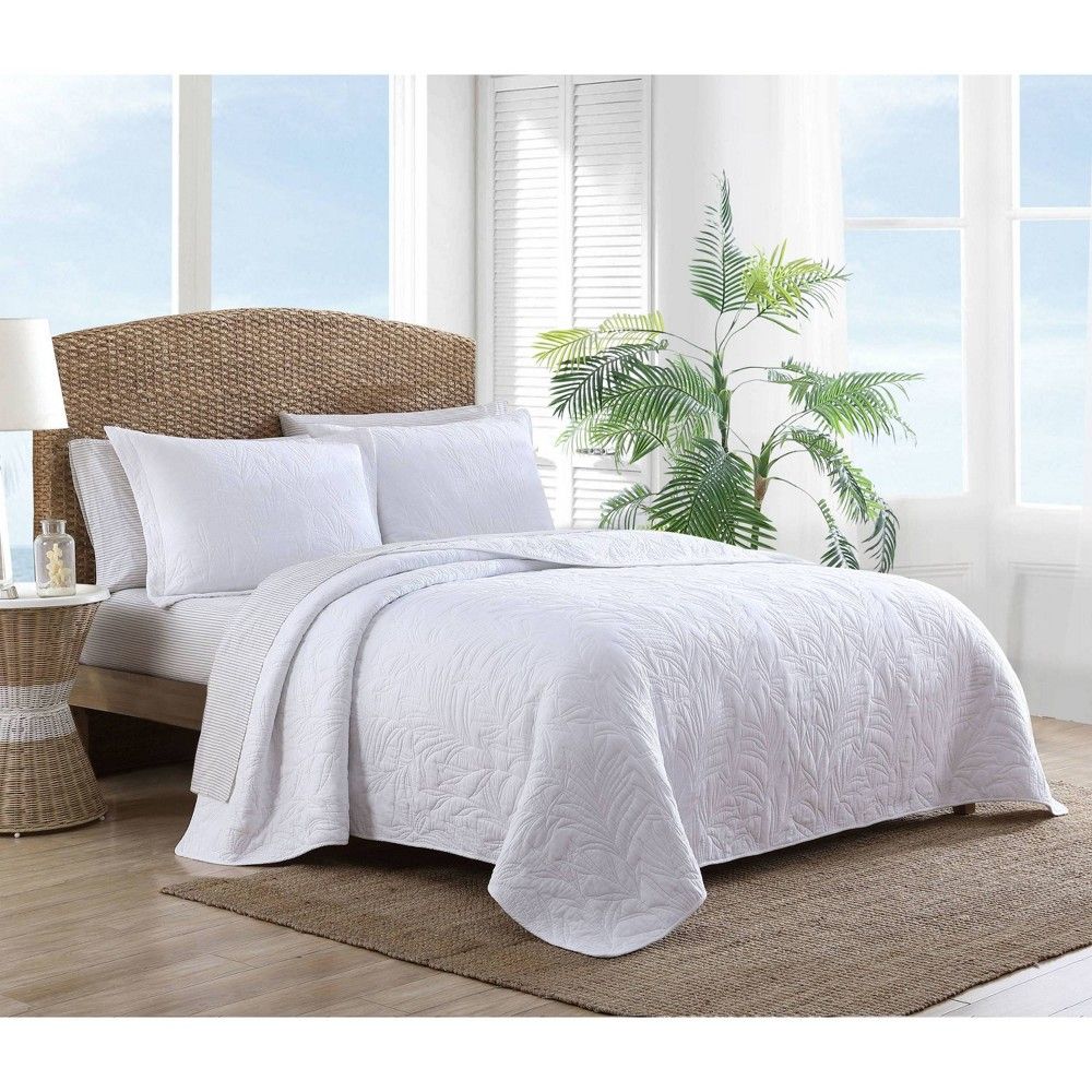 King Costa Sera Solid Quilt White - Tommy Bahama | Target