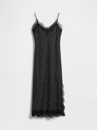 Lace-Trim Maxi Slip Dress | Gap (CA)