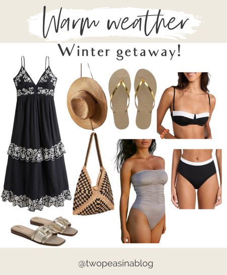 Beginning to search for warm weather getaway items as we are traveling in January  

#LTKswim #LTKshoecrush #LTKtravel