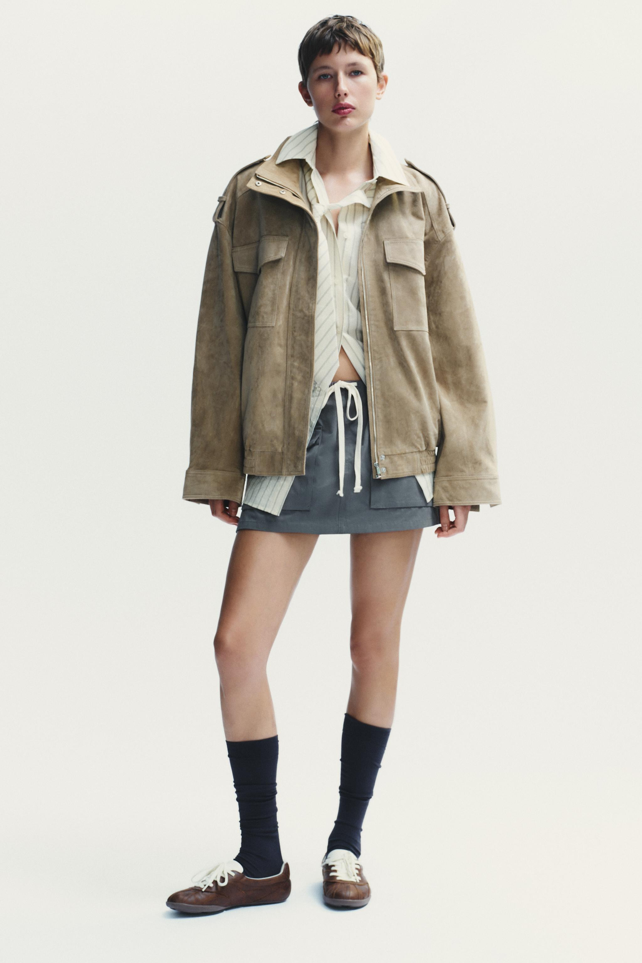 SUEDE LEATHER JACKET | Zara US