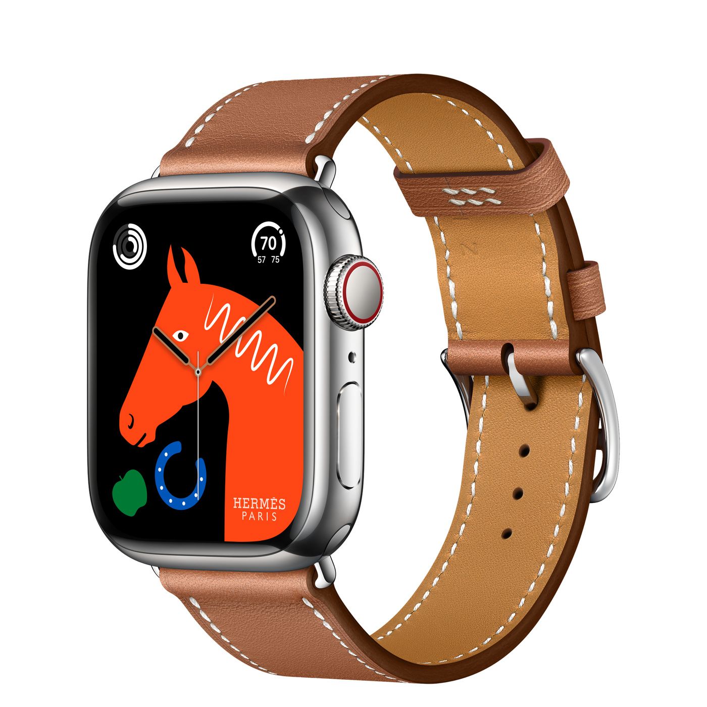 Silver Stainless Steel Case with Single Tour | Apple (US)