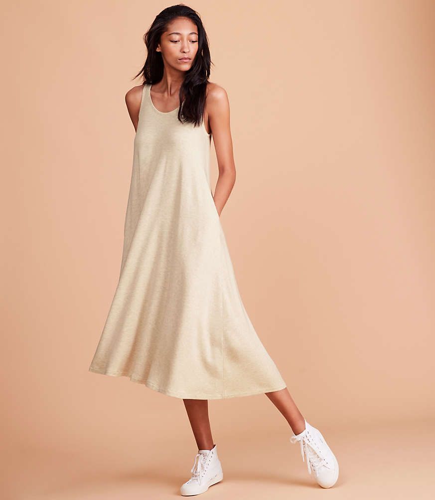 Lou & Grey Signaturesoft Midi Swing Dress | LOFT