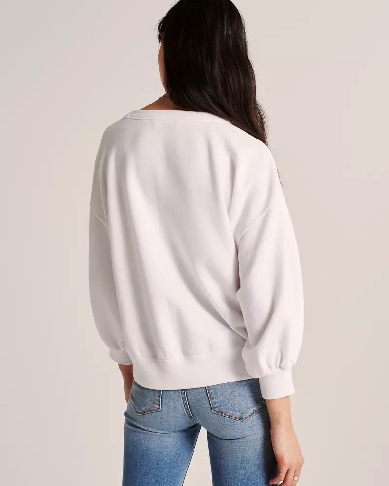 Balloon Sleeve Sweatshirt | Abercrombie & Fitch US & UK