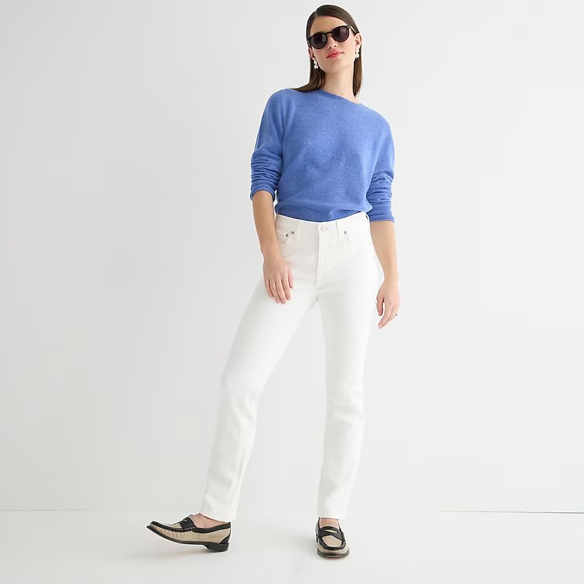 9" vintage slim-straight jean in White wash | J.Crew US