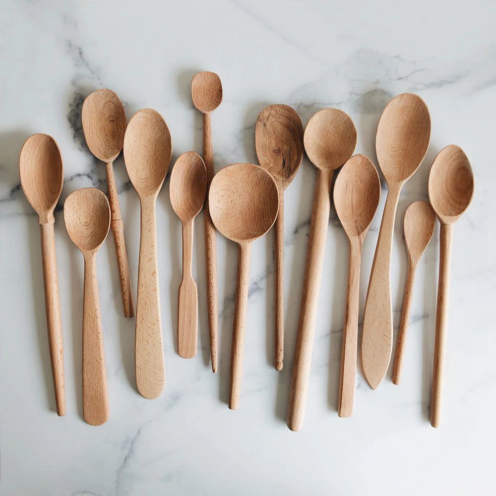 Baker's Dozen Beechwood Spoons - Large | Roan Iris