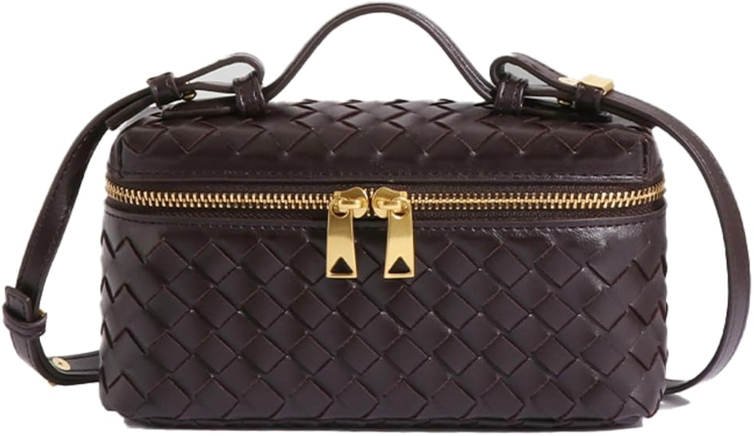 Slouchy Woven Crescent Crossbody Purses Women Square Box Shoulder Bag Mini Suede Tote Hobo Bags H... | Amazon (US)