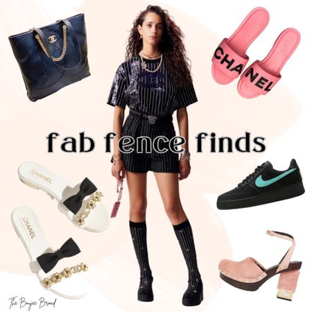 Fab Fence Finds Friday - 3/24/2023
- Chanel tote bag: DM Phyllis.bags on IG and mention the code Tara5 for discount
- Chanel sequined kneesocks: DM Phyllis.accessories on IG and mention the code Tara5 for discount.
- Tiffany X Nike Air Force 1’s: See my link tree @ boujeebroad.com 