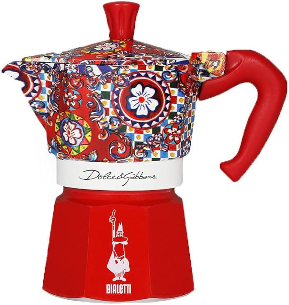 Bialetti Dolce & Gabbana Mocha Express 3 Cup Open Fire (Coffee Maker, Espresso Maker, Makinetta) | Amazon (US)
