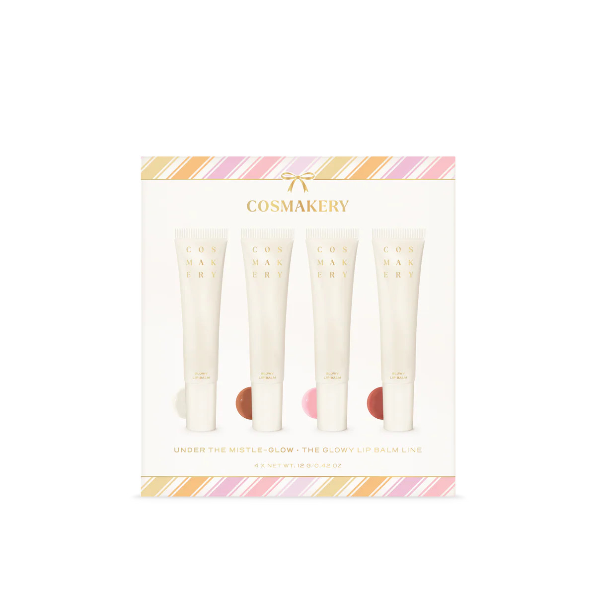 Holiday 4 Pack - Glowy Lip Balms | Cosmakery
