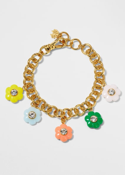 Lele Sadoughi Daphne Crystal Charm Bracelet | Bergdorf Goodman