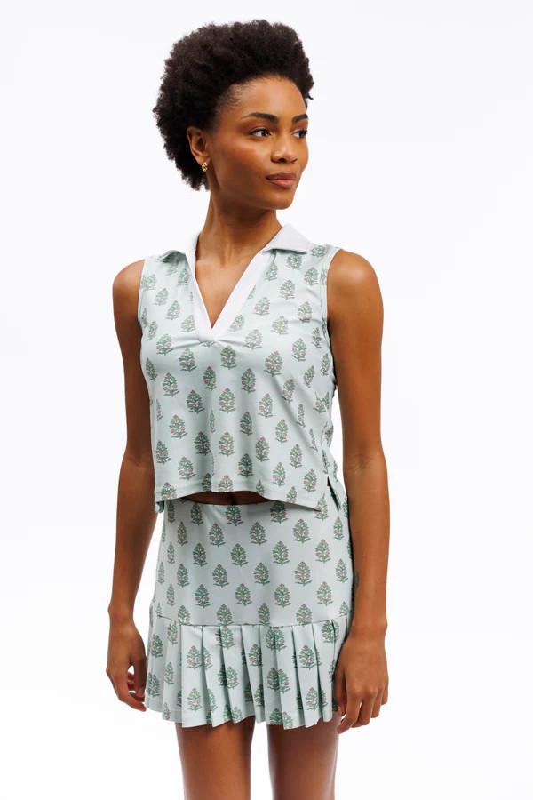 The Ruth Skort - Greenberry Block | Smith and Quinn