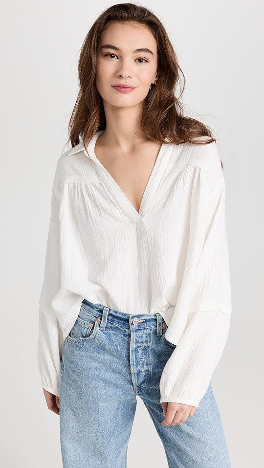 Yucca Double Cloth Blouse | Shopbop