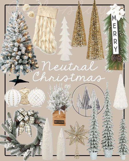 Neutral Christmas decor, Walmart decor, Walmart home, Walmart holiday, neutral holiday decor, affordable Christmas decor 

#LTKHoliday #LTKhome #LTKunder50