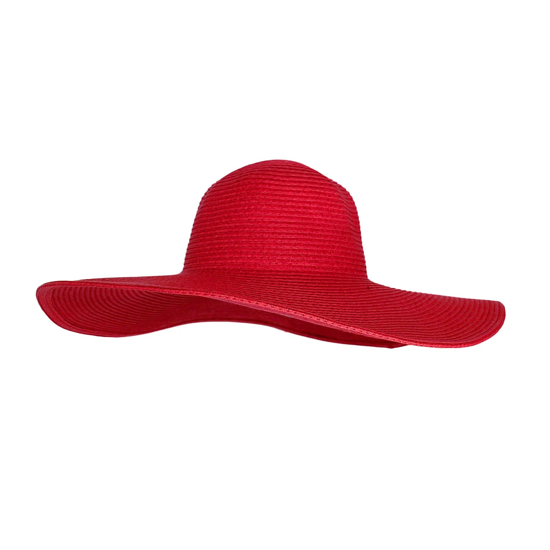 WITHMOONS Women Straw Sun Hat Wide Brim Floppy Beach Cap UPF 50+ SZ90045 (Red) | Walmart (US)