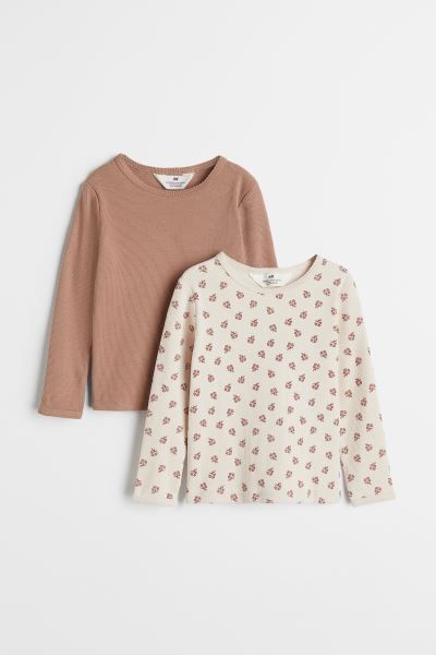 2-pack Ribbed Cotton Tops | H&M (US + CA)