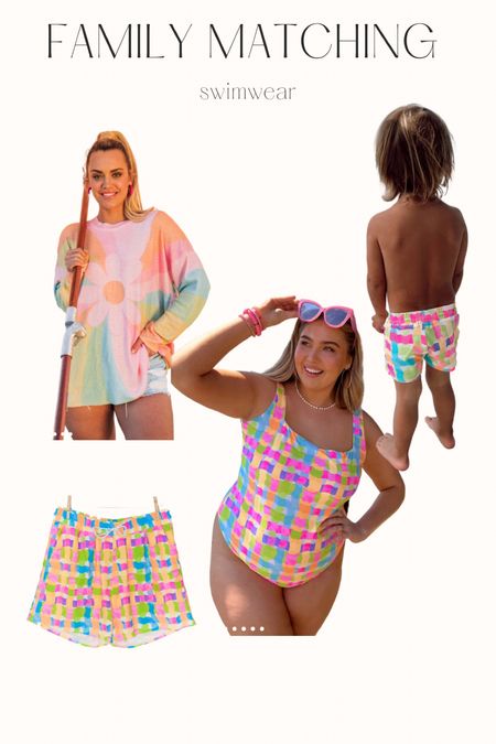 Family matching swimwear for summer/vacation! 

#LTKkids #LTKfamily #LTKswim
