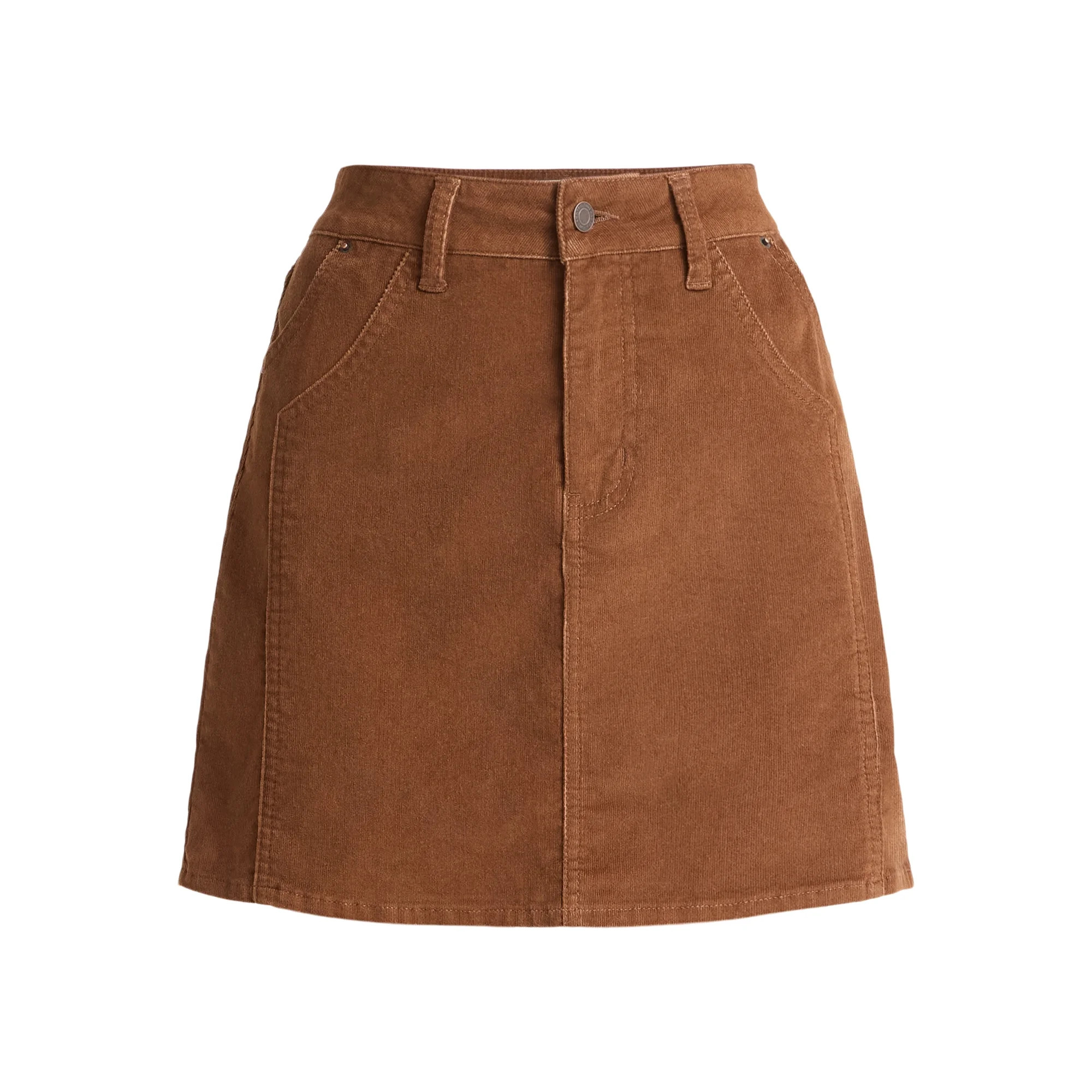 Time and Tru Women's Corduroy Mini Skirt, Sizes 0-20 - Walmart.com | Walmart (US)