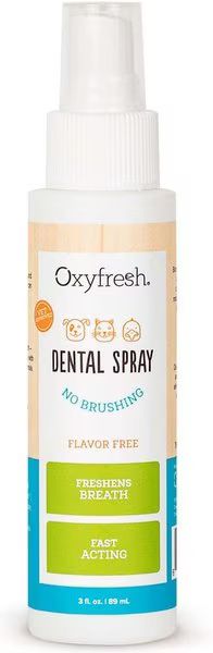 OXYFRESH Dog & Cat Dental Spray, 3-oz bottle - Chewy.com | Chewy.com