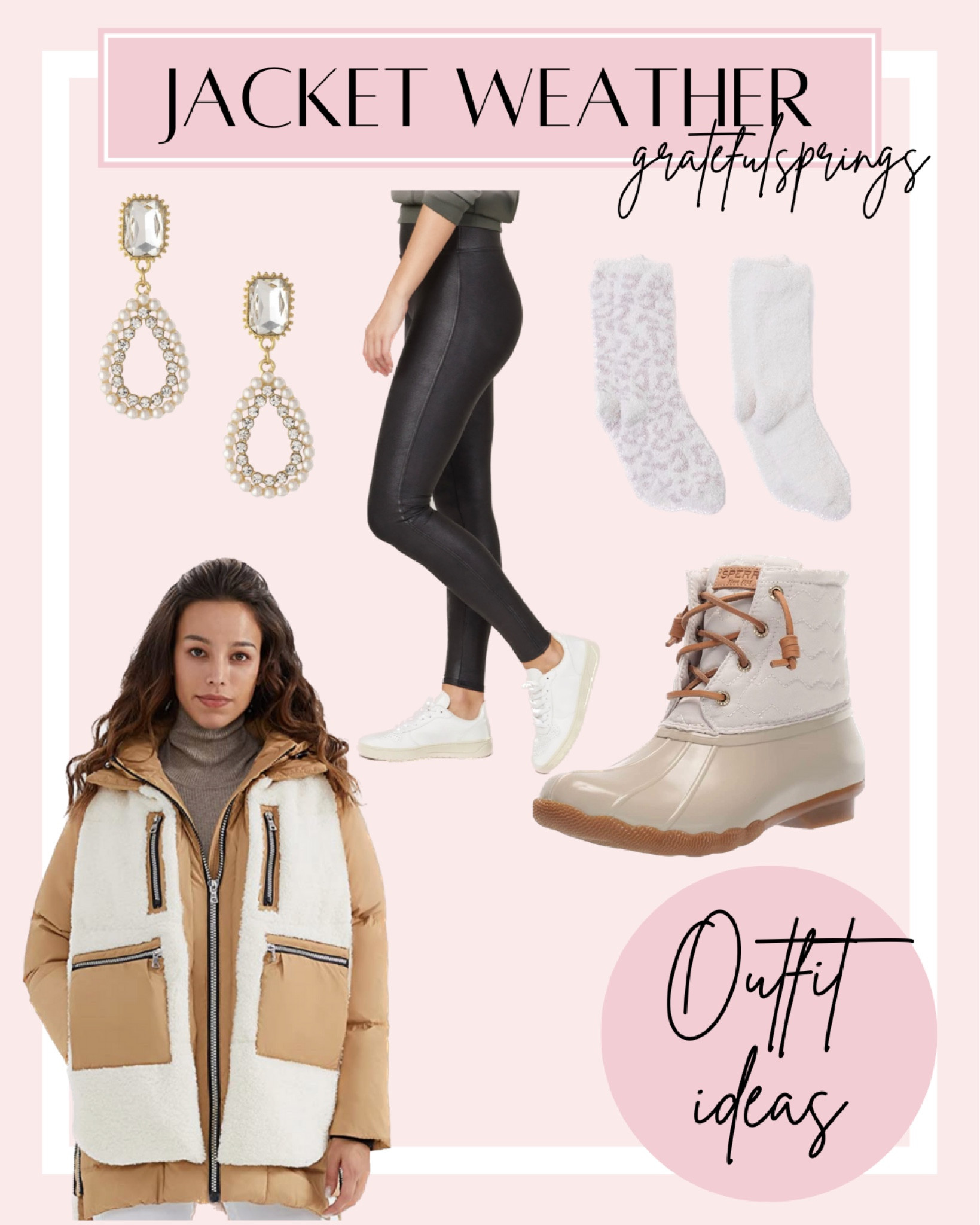 Outfit idea for winter weather from Amazon, Sperry, Barefoot Dreams, Spanx, and Nordstrom

#barefootdreams #amazon #sperry #nordstrom #coat #jacket #spanx #boots #earrings #socks #leggings #blackfriday #sale 

#LTKCyberweek #LTKGiftGuide #LTKHoliday