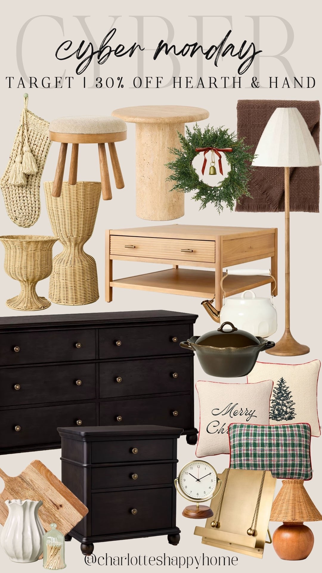 Cyber Monday deal! 30% off hearth and hand decor! 

#targetdeals

Target deals. Target home. Target cyber Monday deal. Target home decor. Target hearth and hand decor. Target holiday decor  

#LTKSaleAlert #LTKCyberWeek #LTKHome