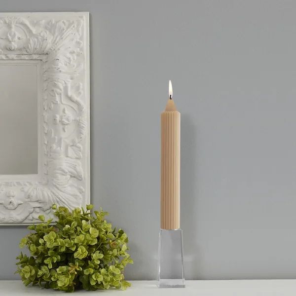 Grecian Collenette Unscented Taper Candle (Set of 4) | Wayfair North America