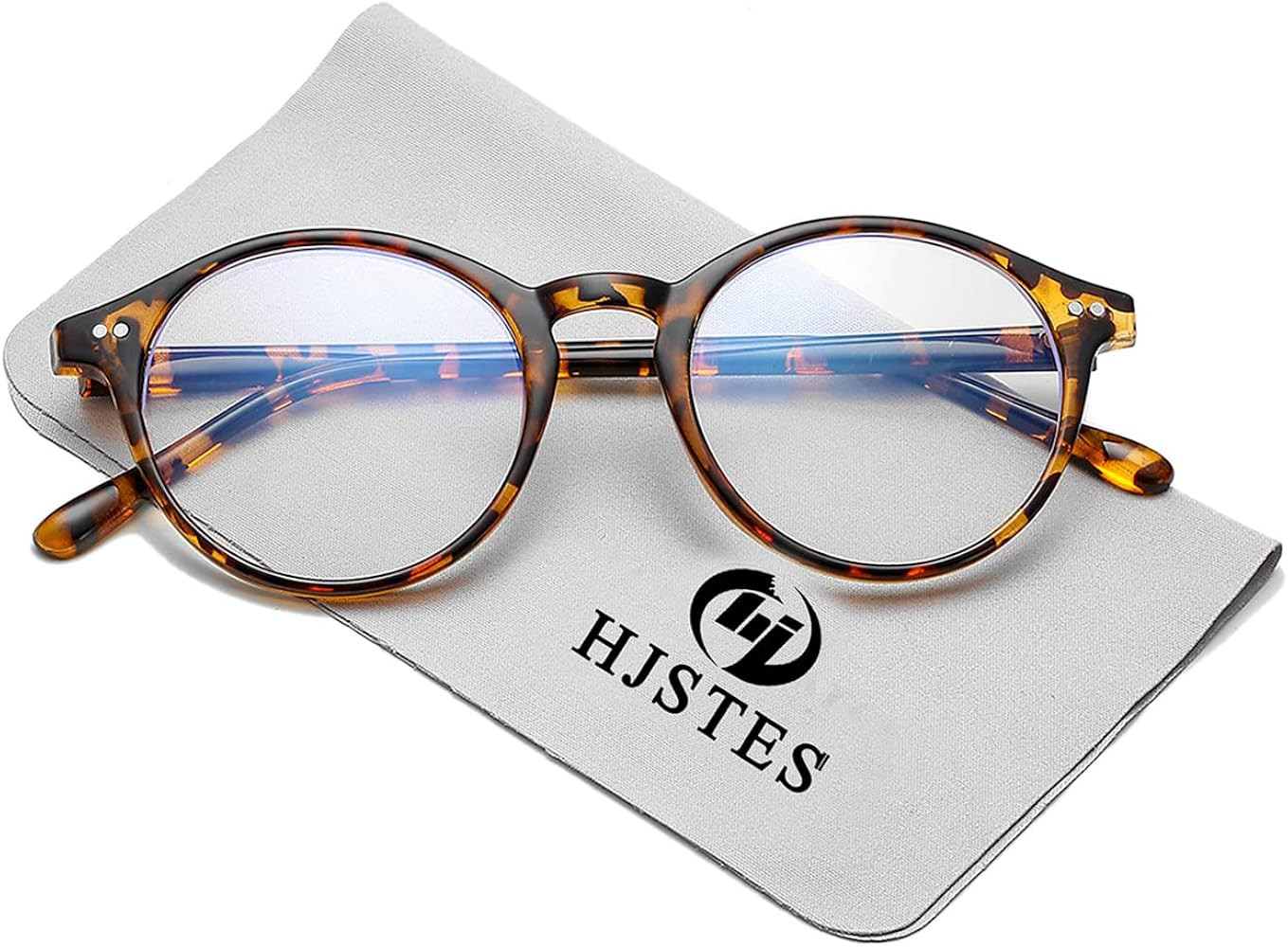 HJSTES Vintage Blue Light Glasses for Women Men Round Bluelight Blocking Glasses Thick TR90 Frame... | Amazon (US)