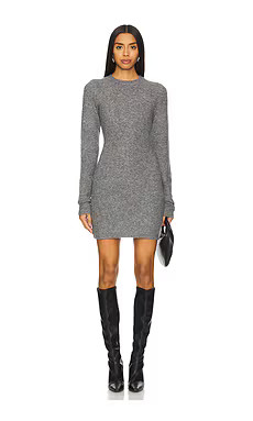 Lovers and Friends Evie Crewneck Dress in Charcoal Heather from Revolve.com | Revolve Clothing (Global)