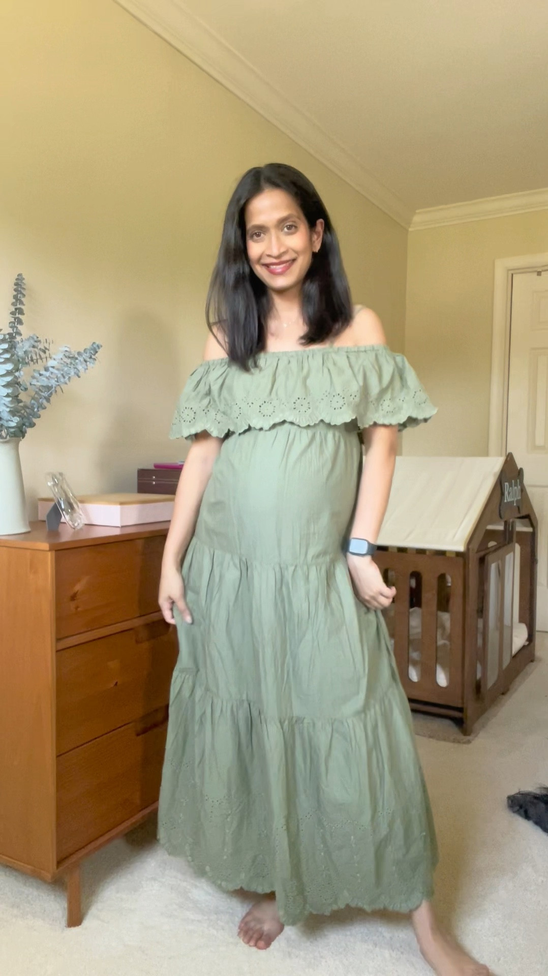 Love this dress💚 #bumpfriendly

#LTKBump #LTKStyleTip